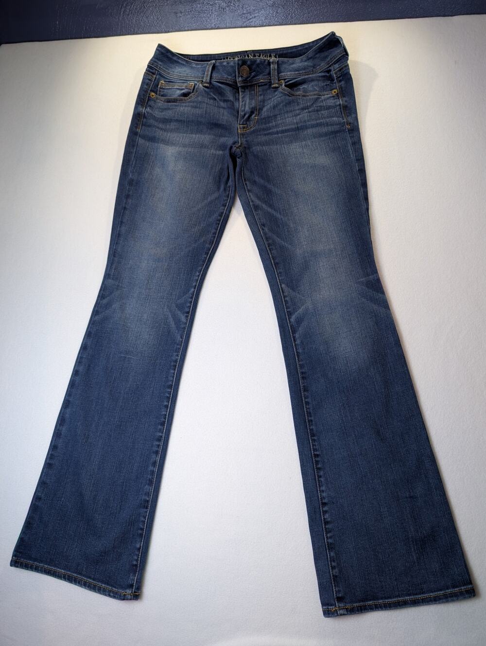 American Eagle Outfitters Blue Jeans Jeans "Kick Boot" Cut Size 8